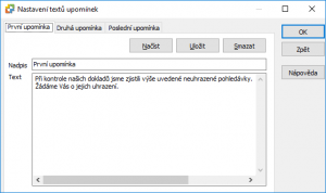 Upomínky